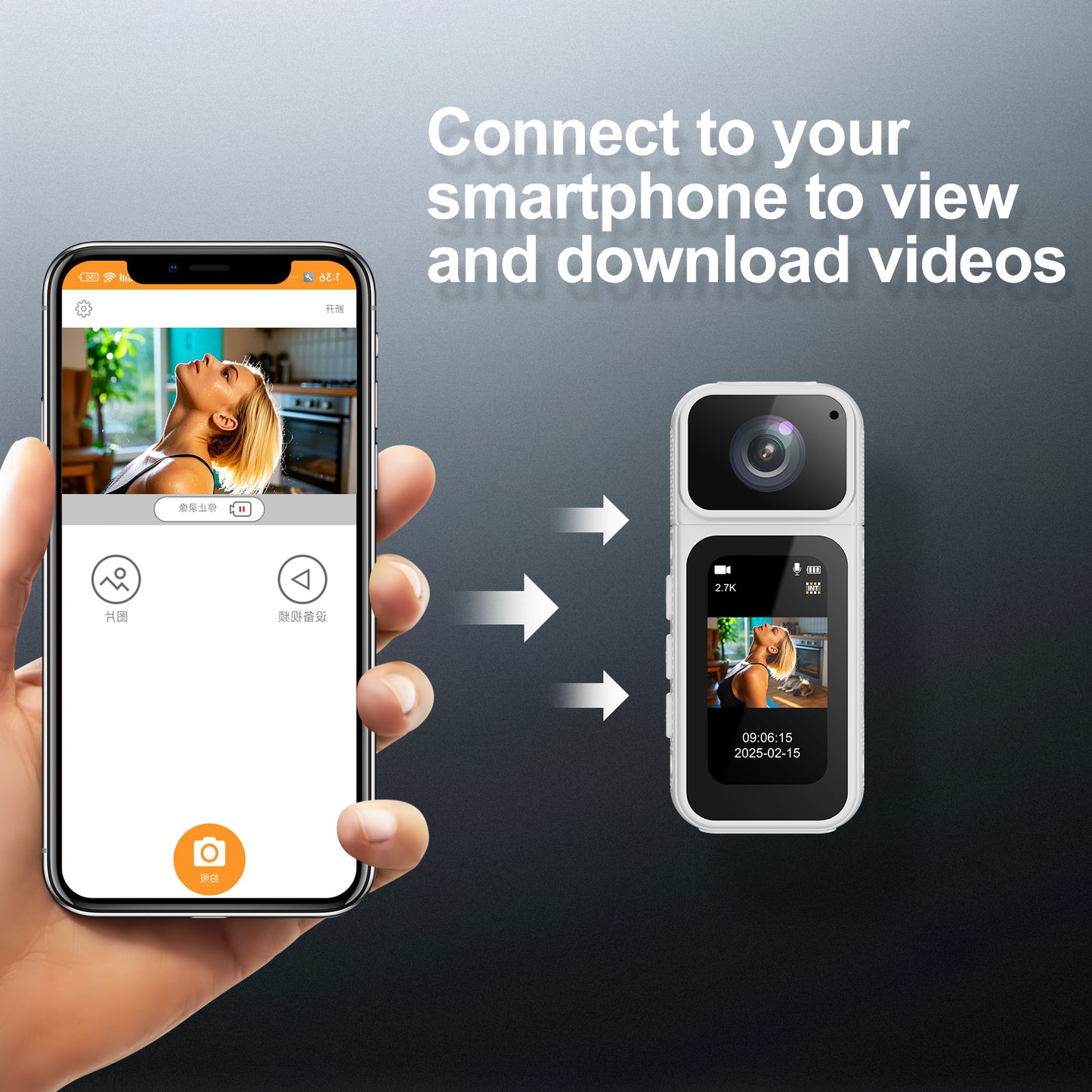 S80 Thumb Camera White-64G