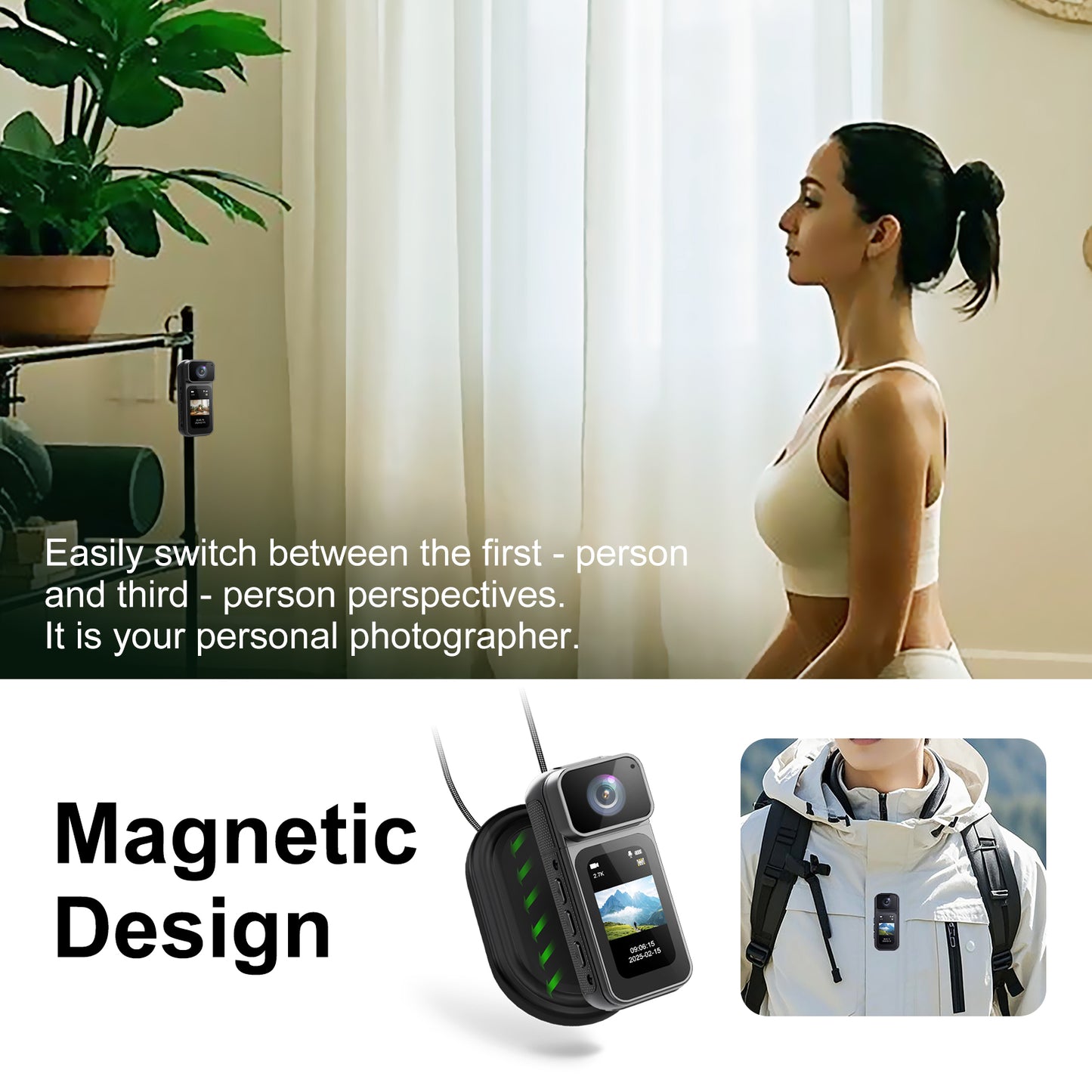 S80 Thumb Camera White-64G